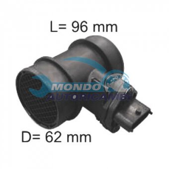 DEBIMETRO, FLUSSOMETRO, MISURATORE MASSA ARIA, MISURATORE MASSA ARIA A FILM CALDO