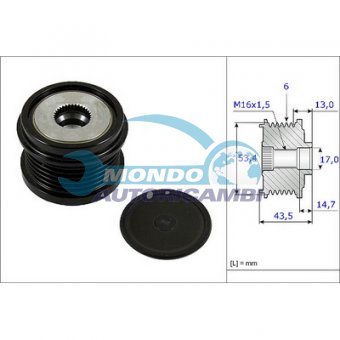 PULEGGIA ALTERNATORE